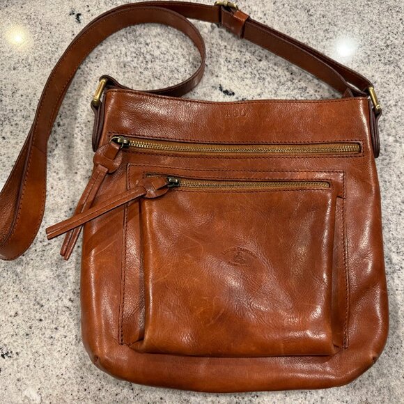 Handmade Italian Crossbody Bag - Picture 1 of 4
